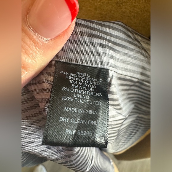 Men’s Express Wool Coat Size XL - Picture 5 of 7